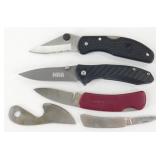 5 Older Knives - Folders, Plus One Small Fixed