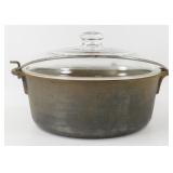 * 10" Diameter Cast Iron Dutch Oven with Glass