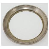 Sterling Silver 21 Grams Rim from a Glass Plate