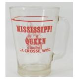 * La Crosse, WI, Mississippi Queen Beer Pitcher