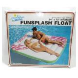 * NIB 84"x72" Fun Splash Float