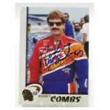Signed 1997 Rodney Combs Press Pass Racing Card
