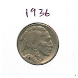 1936 Buffalo Nickel