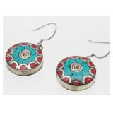 Vintage Sterling Silver, Turquoise, and Coral