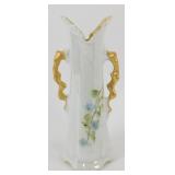 * Antique 1909 Hand-Painted Porcelain Bud Vase -