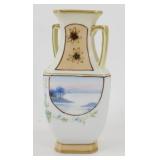 * Antique 1898 Nippon Hand-Painted Double-Handle