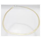 Sterling Silver Decorated Herringbone Chain -