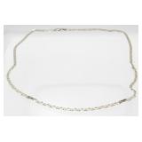 Sterling Silver Chain - 8.13 Grams, Mariner Link,