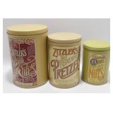 * 3-Piece Vintage Tin Set