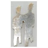 Vintage Sterling Silver Silhouette Pin or Brooch,