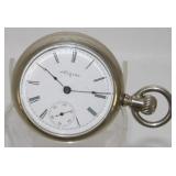 Elgin Pocket Watch Model 4, Grade 207, 18s, 7j,