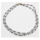 Vintage Double Strand of Beads and Pearls - 16"