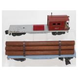 American Flyer No.905 Log & No.907 Work Caboose