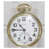 Elgin Railroad Gold Filled Pocket Watch B.W.