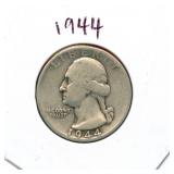 1944 Washington Silver Quarter
