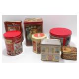 * Vintage Coca-Cola Tins - 7 Total