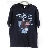 Black Size XXL T-Shirt with Logo On It - New
