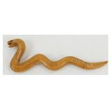10" Carved Snake Letter Opener