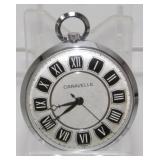 Caravelle Pocket Watch - Base Metal in Running