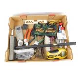 * Large Flat with Miscellaneous Tools, Etc.