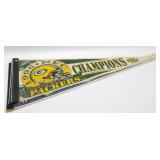 Four Green Bay Packers Pennants