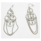 Chandelier Pierced Earrings - Statement Jewelry