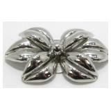 Vintage 1960s Large Floral Brooch - 2-3/4" Long x