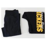 Pair of Medium Green Bay Packers Leggings & Small