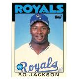 1986 Topps Traded Bo Jackson Rookie Card #50T