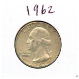 1962 Washington Silver Quarter