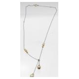 Vintage Gold-Filled Choker with Gold Balls - 15"