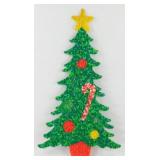 * 23" Vintage Christmas Tree Plastic Popcorn