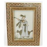 Vintage 1940s Persian Miniature Painting -