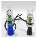 Pair (2) Quack Head Duck and Goose Calls on