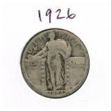 1926 Standing Liberty Silver Quarter