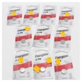 10 Brand New Energizer A76 Batteries