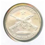 Molon Labe 'Come and Take It' 1 oz .999 Fine