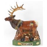 * Ezra Brooks Trophy Series Elk Stag Decanter