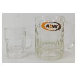* 2 Vintage A&W Mugs