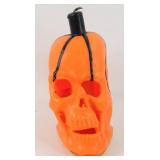 Vintage Gurley Orange Skull Halloween Candle