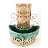 ** 1950s Ceramic Planter TV Lamp