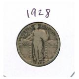 1928 Standing Liberty Silver Quarter