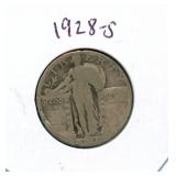 1928-S Standing Liberty Silver Quarter