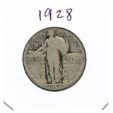 1928 Standing Liberty Silver Quarter