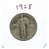 1928 Standing Liberty Silver Quarter