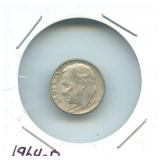 1964-D Roosevelt Silver Dime