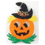 16' Vintage Halloween Pumpkin Plastic Popcorn
