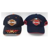 2 Harley-Davidson Hats - Like New