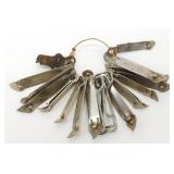 Ring of Vintage Church Key / Can Openers