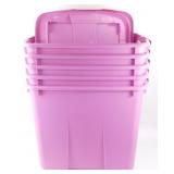 * 5 Storage Bins with Lids